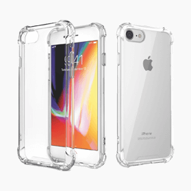 Anti Burst case transparant voor iPhone 7/8/SE2020/SE2022