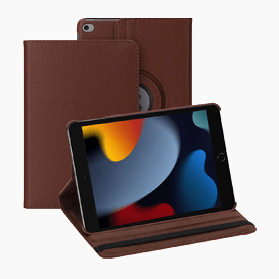 Draaibare iPad hoes voor iPad 2019/2020/2021 Bruin                            