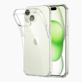 Anti Burst case transparant voor iPhone 15