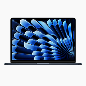 Refurbished MacBook Air 13 Inch 4.05 GHZ M3 8 Core 8GB RAM 512GB Middernacht (2024)                            