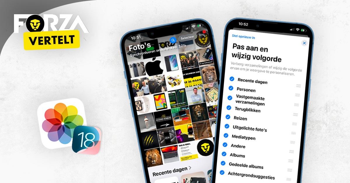 Foto’s-app in iOS 18: zo verander je de structuur